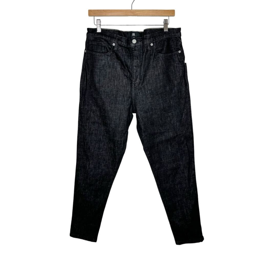 Banana Republic The Skinny Jean in Black High Waist Denim Women's 32 New NWT‎
